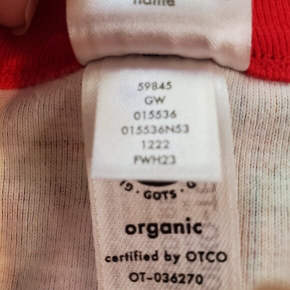 HANNA ANDERSSON SZ L Unisex Adult Holiday Plaid Long John Pajama Top - Picture 9 of 11